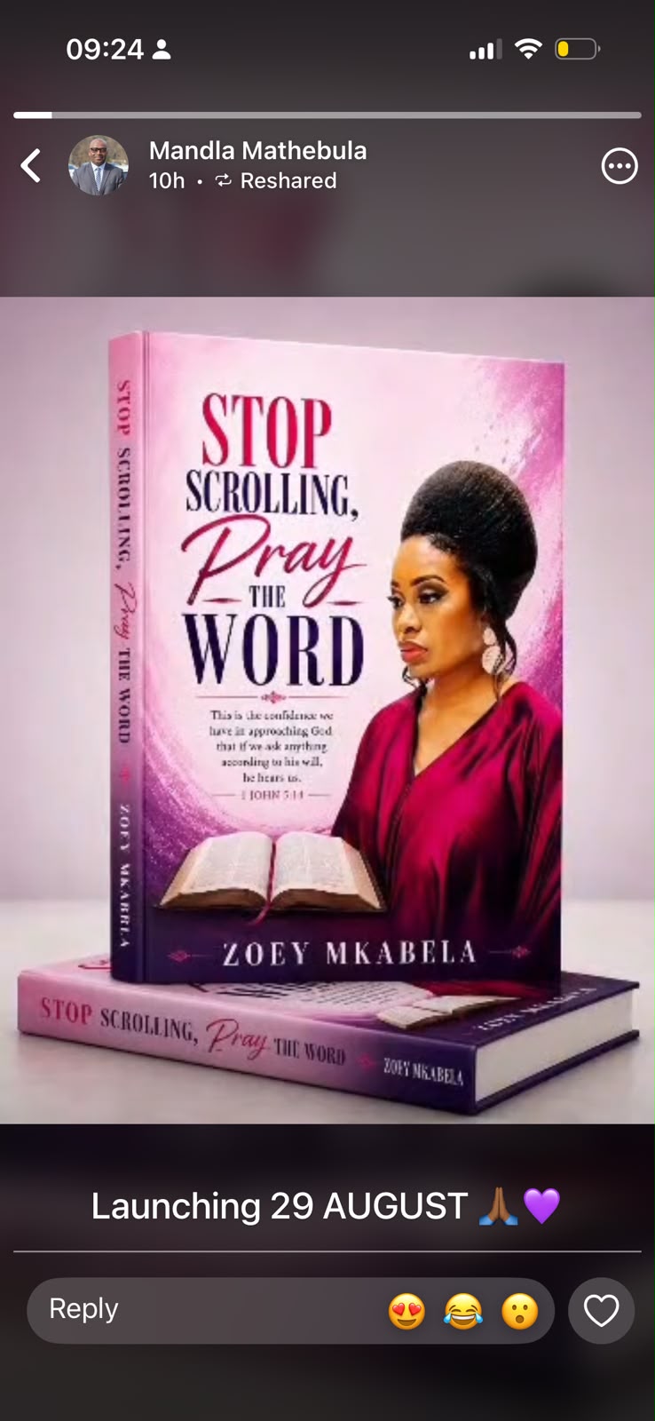 STOP SCROLLING, PRAY THE WORD